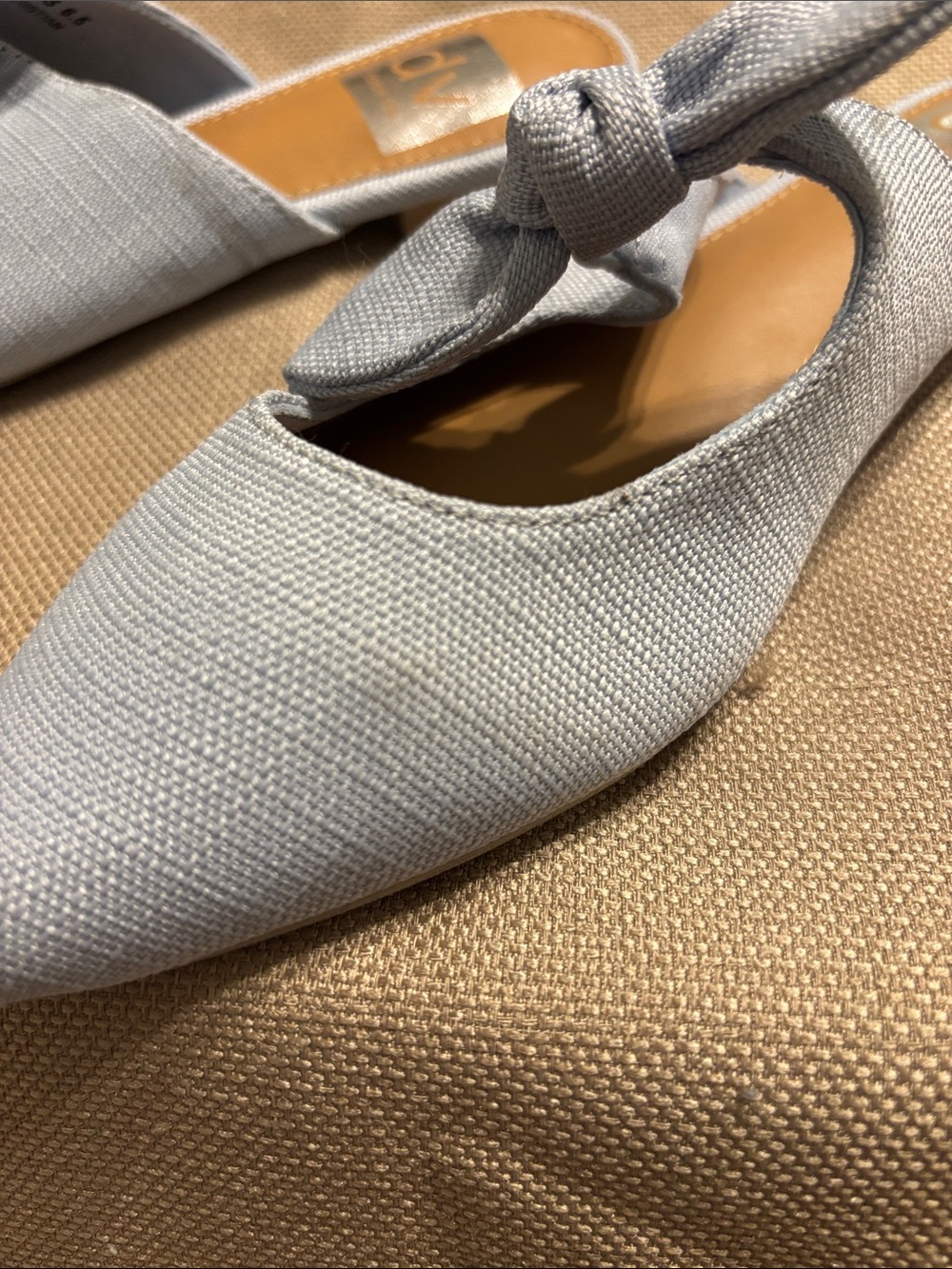 DV Dolce Vita Christian Bow Knot Mule Slide Flats - Picture 9 of 10